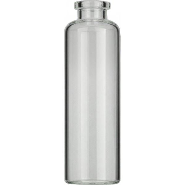 Crimp neck vial, N 20, 31.0x101.0 mm, 50.0 mL, flat bottom, flat neck, clear 70208.36