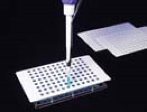 Adhesive Free-Zone Sealing Film for Robotics & High-Throughput Processing, Polyethylene, 70µm Thick, Pierceable ZAF-PE-50