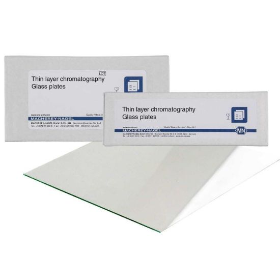 Picture of TLC precoated plates SIL G-25 size: 10x20 cm pack of 50 809012