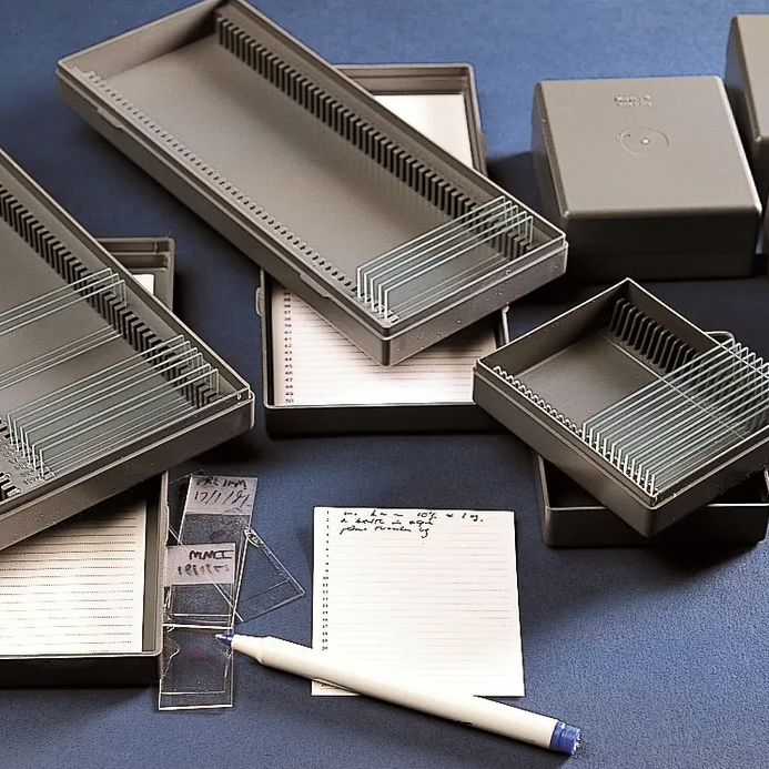 MICROSCOPE SLIDE BOXES 25 slides KAR276