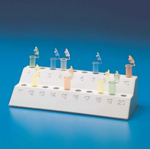 Picture of MICRO TEST TUBE RACKS PP 20 place  KAR296