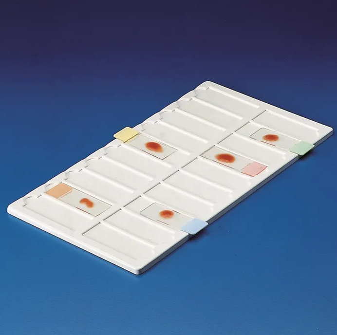 TRAYS for MICROSCOPE SLIDES PVC 20 place KAR672