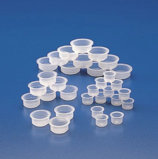 Picture of TEST TUBE CLOSURE CAPS PE 22 mm, pk100, KAR655