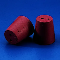 CONICAL STOPPERS Red Rubber 18 x 13 mm dia. KAR3840