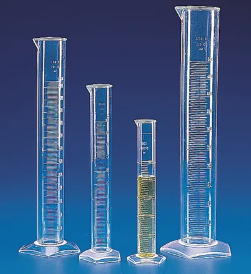 GRAD. TALL MEASURING CYLINDERS TPX 25 ml KAR1571