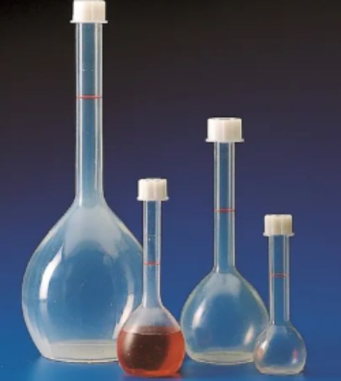 Picture of VOLUMETRIC FLASKS TPX 250 ml WITH SCREW CAP KAR2492