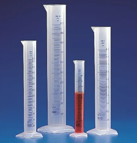 GRADUATED TALL MEASURING CYLINDERS PP 25 ml KAR2561