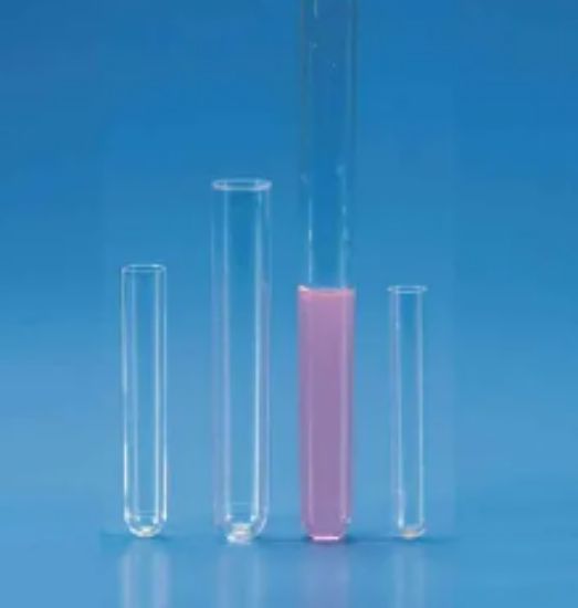 Picture of CYLINDRICAL TEST TUBES PS 15 ml PKT850 KAR88320