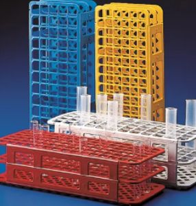 Picture of UNIVERSAL TEST TUBE RACKS PP - * Red * 90 place * Red * KAR564/10