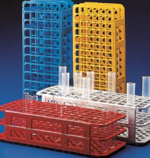 Picture of UNIVERSAL TEST TUBE RACKS PP - * Red * 90 place * Red * KAR564/10