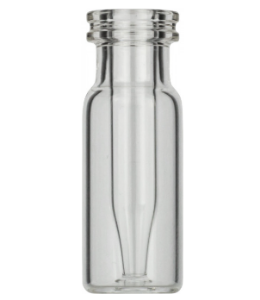 Picture of Snap ring/crimp neck vial, N 11, 11.6x32.0 mm, clear, with integr. 0.2 mL insert 702709