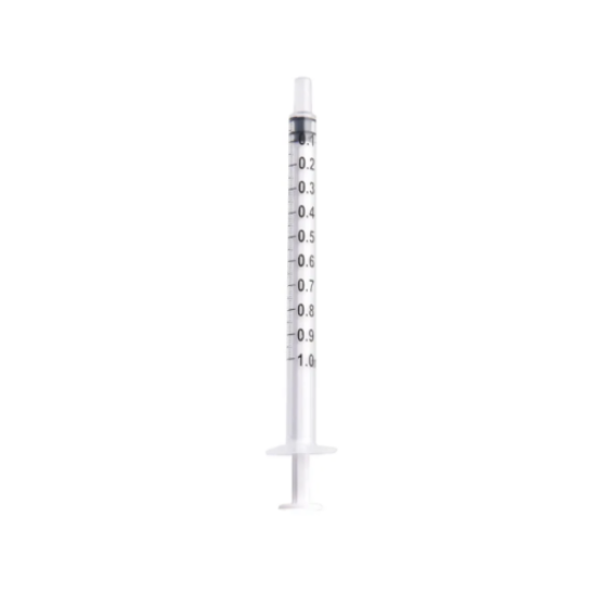 Picture of 1ml Luer Slip, Non-Sterile, 3 Piece Disposble Syringe, Case 8000 (MS S3P01LSNS) MSS3P01LSNS-8000