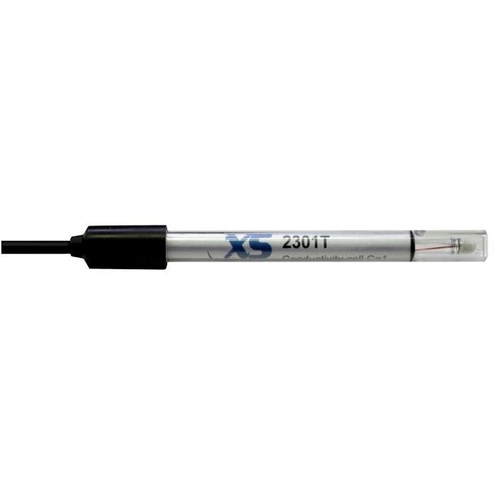 Conductivity cell mod. 2301T/5 with ATC, C=1, measuring range 10μS…100mS, cable lenght 5 mt BNC/Cinch 50004022
