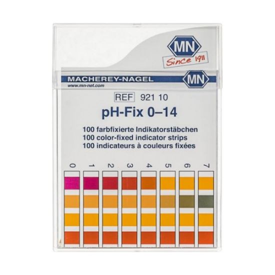 Picture of pH test strips, pH‑Fix 0–14, fixed indicator  92110