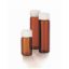 Picture of 40mL Amber Vial, 24-400mm Solid Top White Polypropylene Closure, PTFE Lined  ,pk100, 9A-089