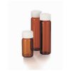 Picture of 60mL Amber Vial, 24-400mm Solid Top White Polypropylene Closure, PTFE Lined ,pk100, 9A-090