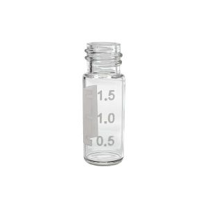 Picture of 2.0mL Clear Vial, 12x32mm, with White Graduated Spot, 10-425mm Thread 32010E-1232