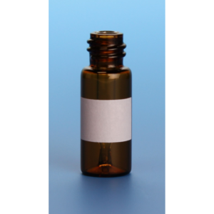 Picture of 100µL Amber Interlocked™ Vial/Insert, 12x32mm, 8-425mm Thread with White Marking Spot 30208M-1232A