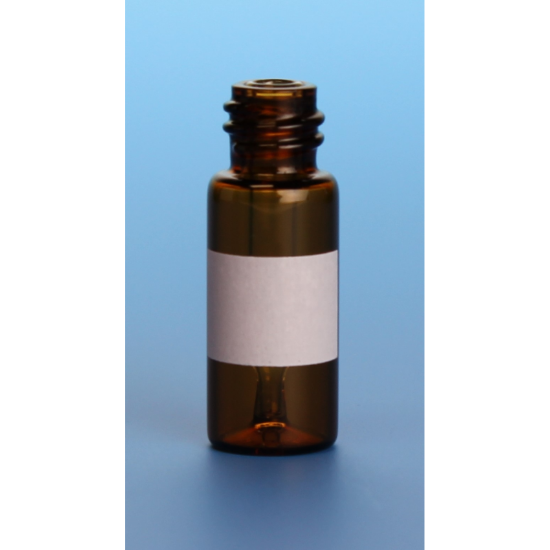 Picture of 100µL Amber Interlocked™ Vial/Insert, 12x32mm, 8-425mm Thread with White Marking Spot (was 30208M-1232A) 30208MNG-12A