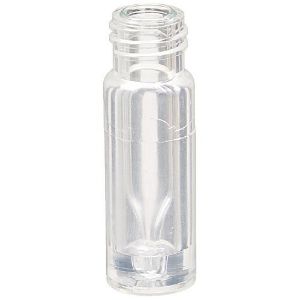 Picture of 100µL Glass/Clear Plastic (Glastic) Limited Volume Vial, 12x32mm, 8-425mm Thread 30108G-1232