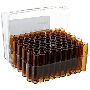 Picture of 2.0mL Amber 12x32mm Shell Vial & 12mm Plug Convenience Pack (P/N 4100-1232A and 5405SB-12) 9800-1232A(100)