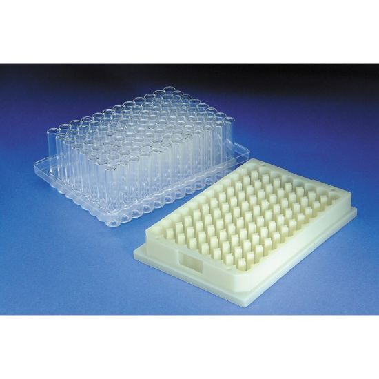 Picture of 2.0mL MTP System ABS Plate with Glass 9x50mm Flat Bottom Vials Only 9920-812FB