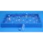 Picture of 25 Position Insert Tray for Universal Vial Rack, to Hold 8mm Vials, made from Clear PETG  9601-08
