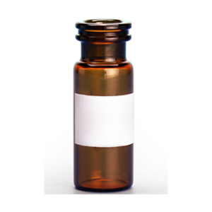 Picture of 300µL Amber Interlocked™ Vial/Insert, 12x32mm, 11mm Crimp/Snap Ring™ with White Marking Spot 3021SM-1232A