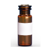 Picture of 300µL Amber Interlocked™ Vial/Insert, 12x32mm, 11mm Crimp/Snap Ring™ with White Marking Spot (was 3021SM-1232A) 3021SMNG-12A