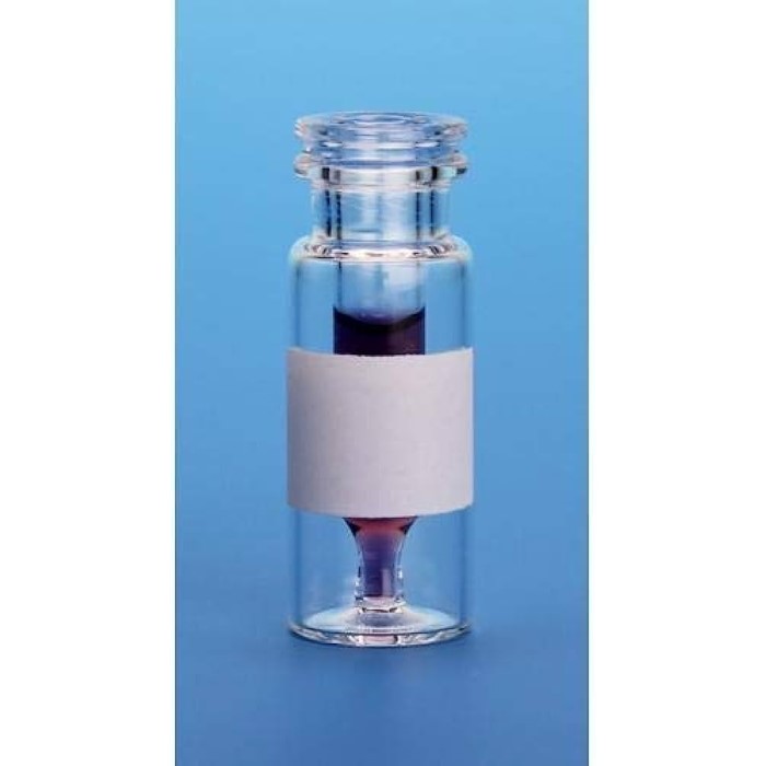 300µL Clear Interlocked™ Vial/Insert, 12x32mm, 11mm Crimp/Snap Ring™ with White Marking Spot (was 30211SM-1232) 30211SMNG-12