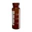 Picture of 4.0mL Amber Vial, 15x45mm, with White Graduated Spot, 13mm Crimp/Snap Ring™ 34013SE-15A