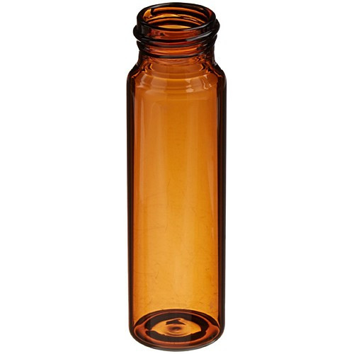 40mL Amber EPA Vial, 28x95mm, 24-400mm Thread ,pk100, D0390-40