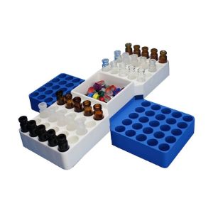 Picture of 96 Position Snap Rack™, Blue for 8mm Vials 9700-08B