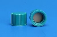 13-425mm Green Ribbed Thermoset Solid Top Cap, PTFE/F217 Lined 5360PH-13G(100)