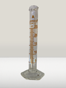 Picture of 25ml glass Measuring Cylinder spou, MS GMC025