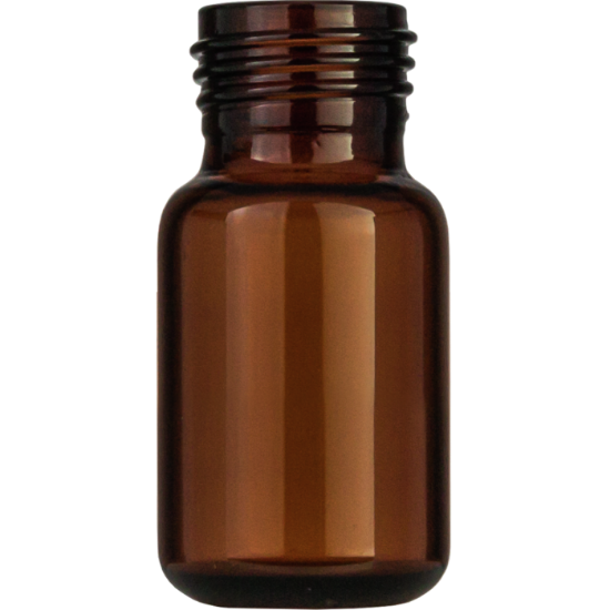 Picture of Screw neck vial, N 18, 22.5x46.0 mm, 10.0 mL, rounded bottom, amber 702866.2