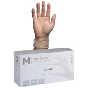 Picture of Vinyl gloves Powder free, Large size 5mil thick, 240mm Box 100, V322PF-L-MP