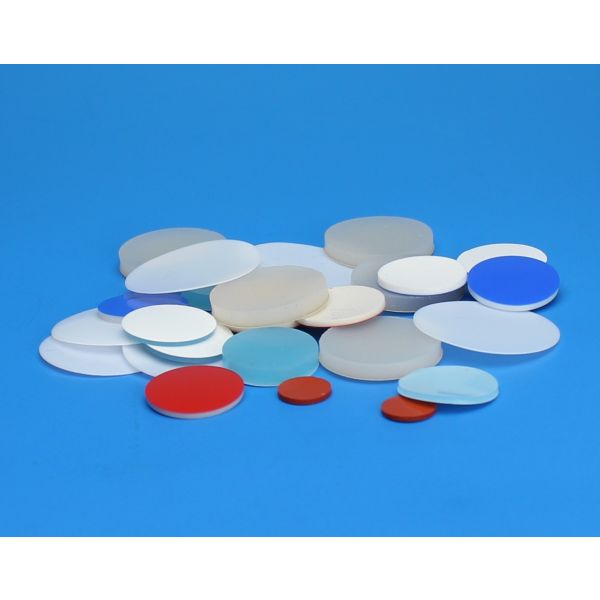 11mm(7/16") Diameter Gray Low Bleed General Purpose Septa, Long Life - 100 Injections, Max Temp 200°C 606550LB-11G