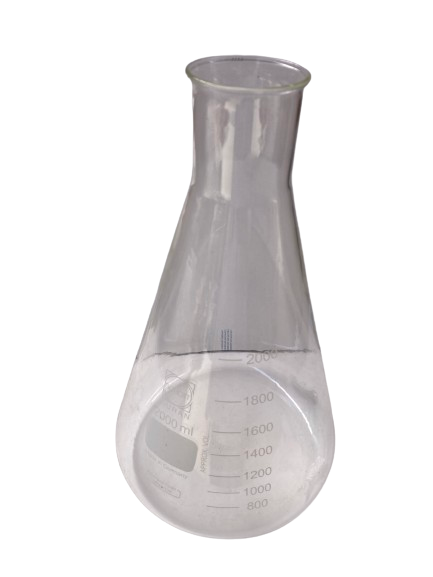 Glass Erlenmeyer flask 2Litre, MS GEF2000