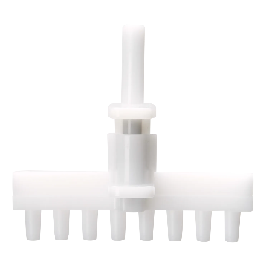 8-channel tip detrusion adapter 200ul tip, Vacuum Aspiration System Accessories, (was 17100577), 17600105