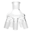 Picture of Distillation spider for simultaneous distillation from 5 evaporating flasks(Without flasks) , Volume 50ml,Size NS 29/32  18900194