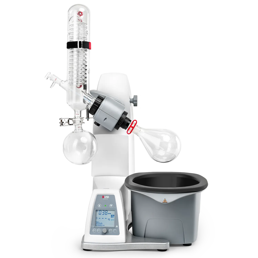 RE100-Pro,Rotary Evaporator with set of glassware vertical include 18900173 condenser  6030110121