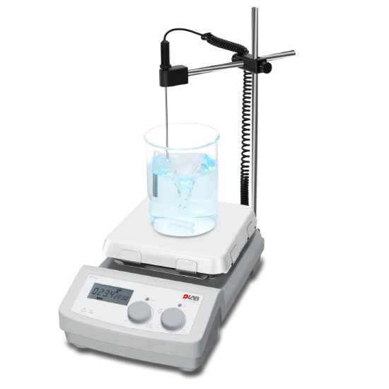 Picture of MS7-H550-Pro package 2: Hotplate Magnetic Stirrer (550°C) &  PT1000A & Support clamp,  8130122111+18901706