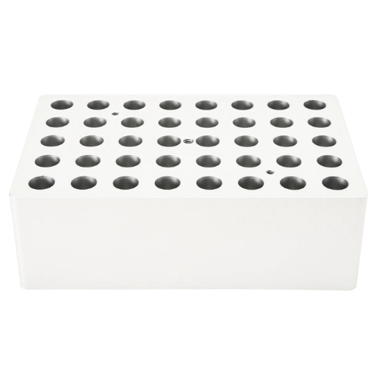 Picture of Heating block, used for 2mL tubes, 40 holes , Accessories of Dry BathHB120-S, 18900220