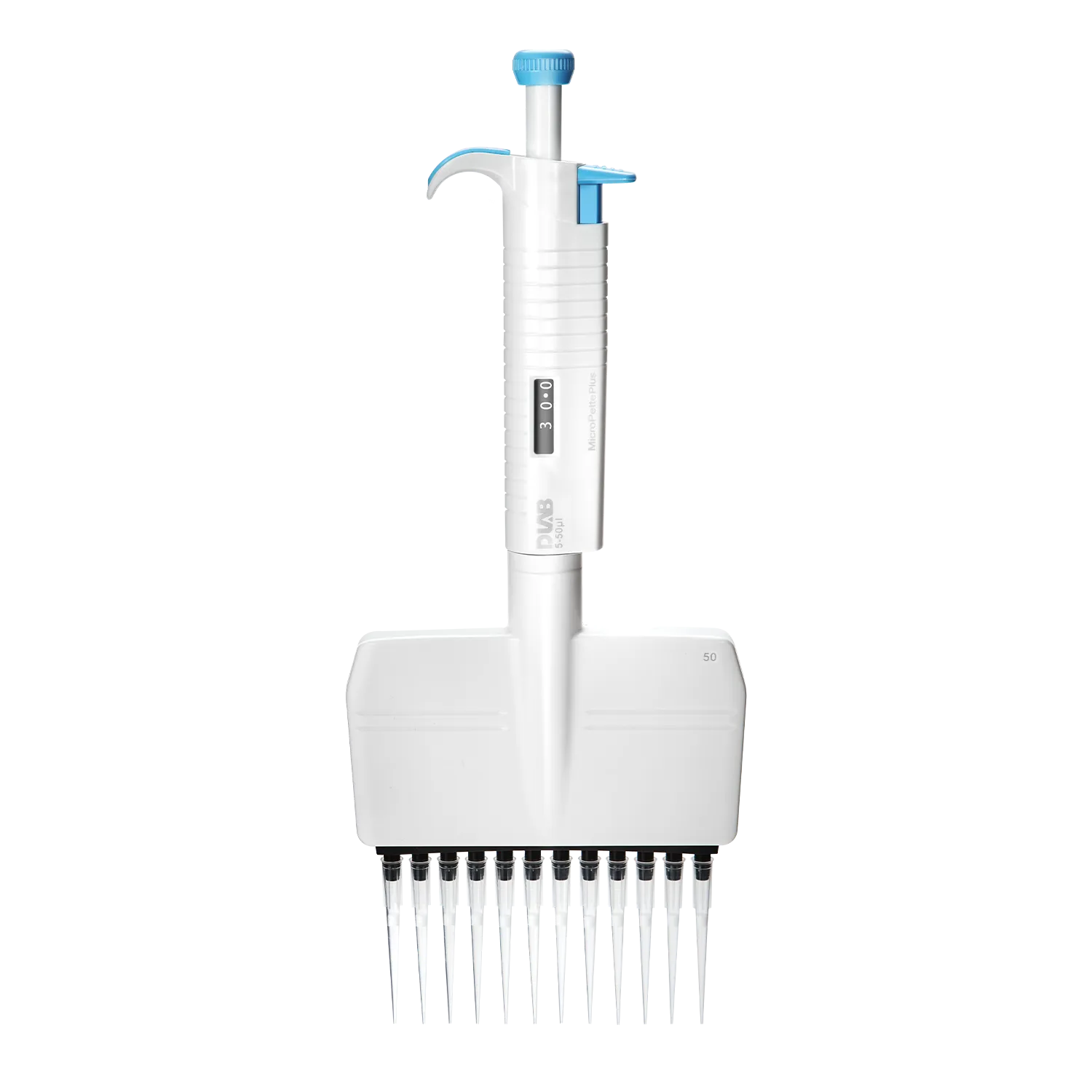 MicroPette Plus Multi-channel, Twelve-channel Adjustable Volume,Volume 0.5-10μl , 7030304004
