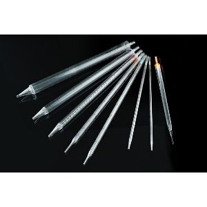 Picture of 10 mL Serological Pipette, Ink-free laser printed, Individually Plastic-plastic Wrapped, Sterile, 50/pk, 500/cs 327303