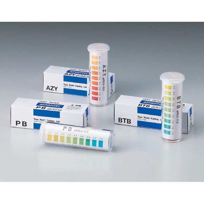 Advantec AZY(STRIP), pH Test Paper Strips, 300 STRIPS/BOTTLE, AZY(Strip)