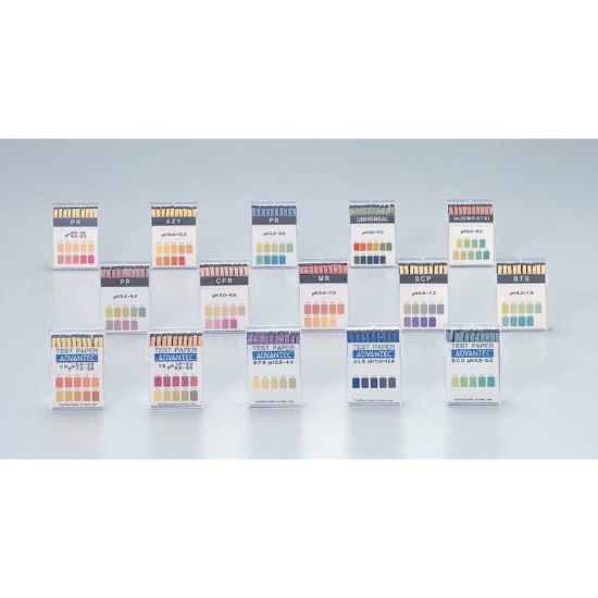 Picture of Advantec UNIVERSAL pH 1-11 PAPER  200 STRIPS, UNIV (Booklet)