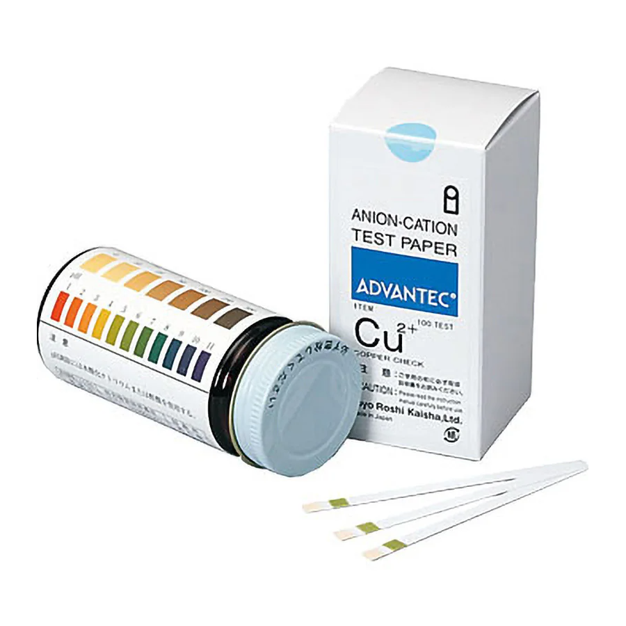 Ion Test Paper COPPER CHECK-A, 100 STICKS/BOTTLE , COPPER CHECK-A