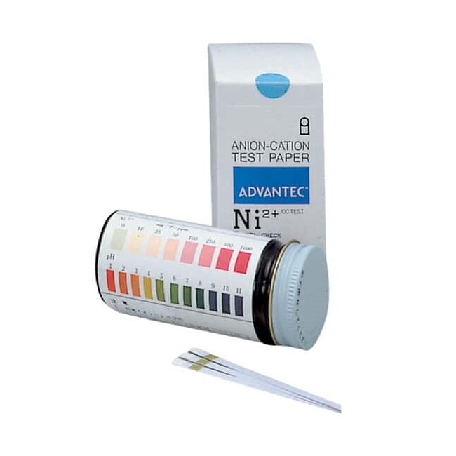 Ion Test Paper NICKEL CHECK, 100 STICKS/BOTTLE, NICKEL CHECK